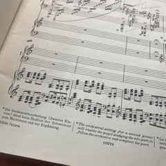 Vintage Edition Peters Grieg Piano Concerto Op 16 A Minor Piano Score Germany
