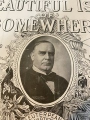 Vintage Sheet Music Beautiful Isle Somewhere President McKinley Funeral 1901