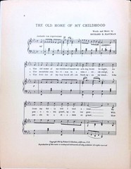 The Old Home Of My Childhood Sheet Music Chester Jordon Governor NH 1901 Eastman