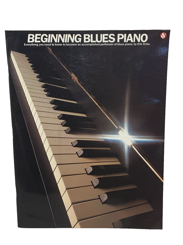 Beginning Blues Piano by Eric Kriss (1992, Trade Paperback) Sheet Music Educatio