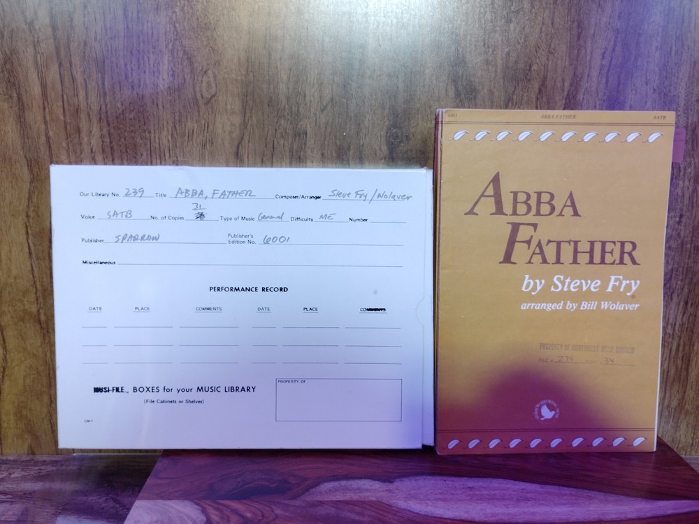 Abba Father — SATB Choral Anthem Lot (31 Copies) | Steve Fry / arr. Bill Wolaver
