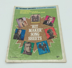 Vintage Hit Maker Song Sheets Beatles Songbook 1965 Music