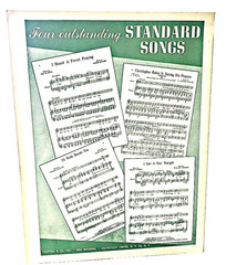In the Garden of Sorrow Sheet Music 1917 Plus 2 More Songs 1924