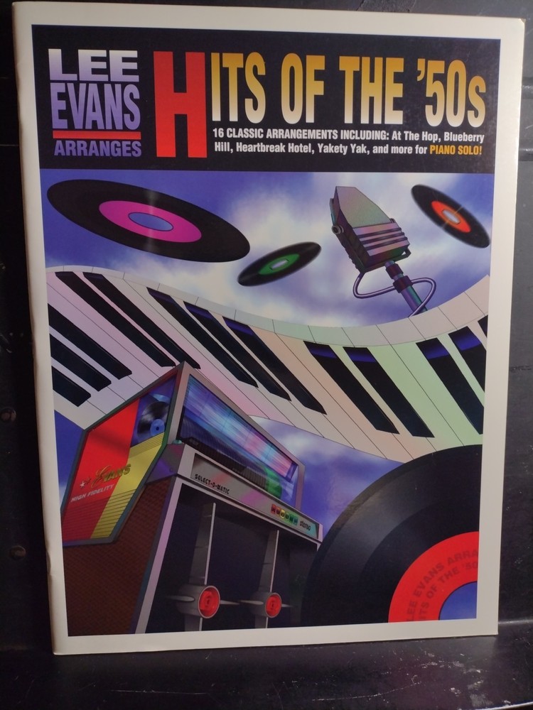 1950&rsquo;s Piano Solo Songbook Lee Evans Arranges Hits of the 50&rsquo;s Very Good Cond.