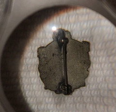 ANTIQUE 1939! All New York State H.S. Music Clinic Sterling Lapel Pin Tie Tack