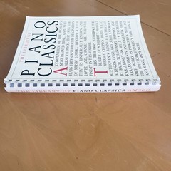 The Library of Piano Classics Amsco Spiral Bound Sheet Music Book Vintage 1987