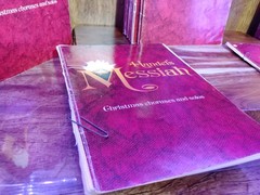 Handel&rsquo;s Messiah Christmas Choruses Solos SATB Choir Lot Lorenz 1982 Larry Pugh