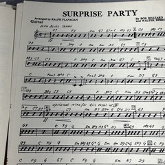 Surprise Party by Hilliard and Bishop Sheet Music Piano Trumpet Sax