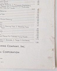 Vintage Granada Piano Solo Sheet Music by Augstin Lara Sheet Music c1959