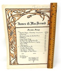 If You Would Love Me Sheet Music 1914 Piano Words Poem Intermediate US Seller