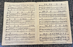 Lot of Vintage Sheet Music 1940s Two Books & Three Movie Sheets