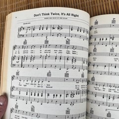 Lot Of 2 Bob Dylan Song Book (Paperback, 1960s) M. Witmark & Sons Sheet Music