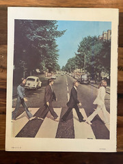 BEATLES Something George Harrison Original USA Sheet Music 8 1/2 x 11&Prime;