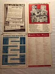 VTG 1930’s-1940’s Bing Crosby Sheet Music Lot of 4