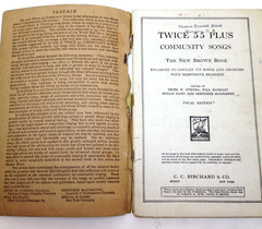 Vintage 1929 Twice 55 Plus Community Songs Piano & Vocals Sheet Music C Birchard