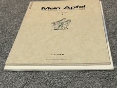 Lot 2 JAPANESE Piano Sheet Music Bach Polyphonic Scholz Mein Apfel Apple Tokyo