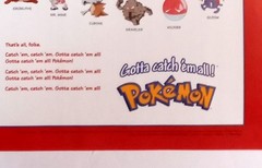 1999 PokeRap Pokeman Sheet Music Collector 24”x27” Poster on Back Poke Rap