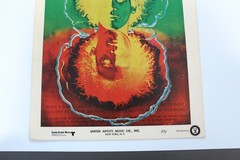 Vintage 1968 Aquarius Hair Sheet Music United Artists Music Co.