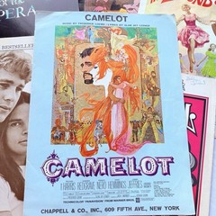 Lot of 7 Movie Broadway Musical Vocal Music Books Camelot Godspell Oklahoma