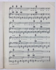 Alone With My Sorrows Piano Guitar Ukulele Sheet Music Gene Autry Calumet 1932