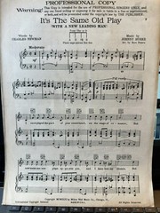 3-pack Of 9×12 Post-1920 Popular Sheet Music