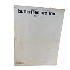 Butterflies Are Free Sheet Music Piano& Vocal Charles Hansen Inc. 1969