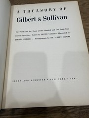 1941 Treasury of Gilbert & Sullivan Deems Taylor Illustrated Simon Schuster Vint