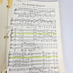 Brahms A German Requiem Op 45 Vocal Score German Text Ein Deutsches Requiem Vtg