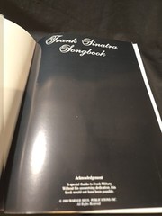 Frank Sinatra Songbook Piano Guitar Vocals 1989 Warner Bros 368 Pages 92 Songs