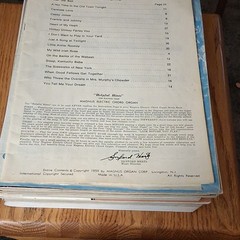 Magnus Organ Corp. Let&rsquo;s All Sing! Chord Organs Song Book No. 8 Vocal Choir