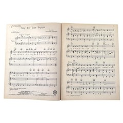 Sing For Your Supper Sheet Music 1938 Boys From Syracuse Rodgers Hart Broadway
