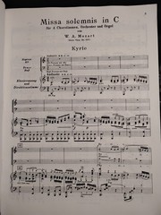 Mozart Choral Vocal Scores Lot of 3: Requiem Mass, Vesperae, and Missa Solemnis