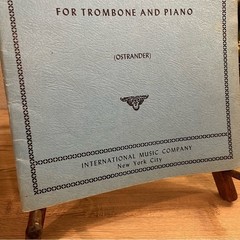 Vintage 1965 Blazhevich Concerto No.10 Trombone Piano IMC