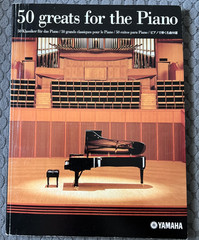 Yamaha 50 Greats For The Piano V720310 Beethoven Joplin Chopin Mozart – Y