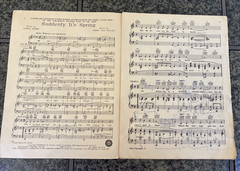 Lot of Vintage Sheet Music 1940s Two Books & Three Movie Sheets