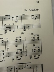 Mozart Haydn Shubert Classical guitar Sheet Music 14 Pieces Nagel -19 Pages 1964