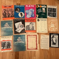 Lot Of 70+ Vintage Piano Sheet Music/Books – Pop Rock Classical Broadway 60s 70s