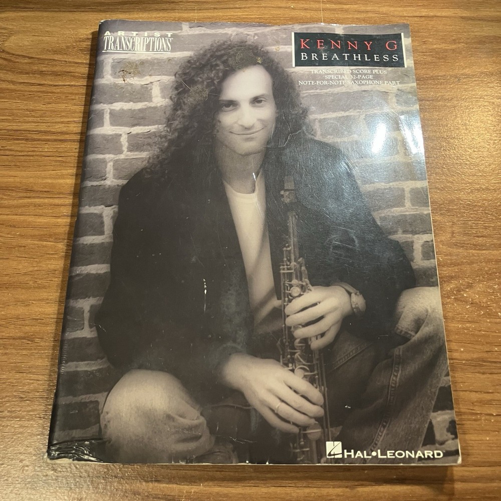 Kenny G Breathless for Soprano Alto Tenor Sax Solo Sheet Music Hal Leonard Book