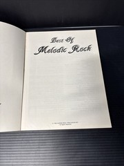 BEST of Melodic Rock Piano/Vocal/Guitar Music Book 1985 Warner 128 pages G139