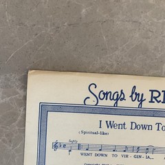 Vintage 1951 Sheet Music Poster – Nat King Cole – Too Young