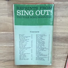 Oak Publications Lot of 6 Sing Out! Folk Song Books for Acoustic Guitar