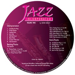 Jazz Incorporated Vol 2 for Clarinet Book CD Sheet Music Kerin Bailey