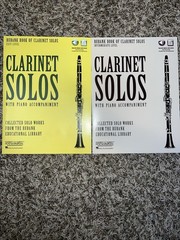 Clarinet Solos Rubank Book Easy And Intermediate Book Lot