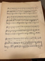 Antique 1914 Sheet Music On the Shores of Italy – Leo Feist – Jack Glogau B1