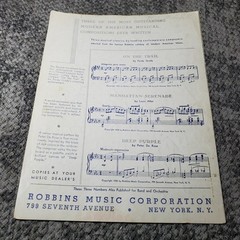 MY REVERIE Sheet Music Larry Clinton Debussy P/V/G Robbins 1938