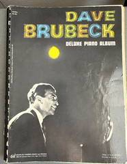 SPIRAL BOUND 1965 Dave Brubeck Deluxe Piano Album music book TAKE FIVE +