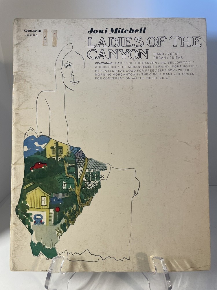 Joni Mitchell, Ladies Of The Canyon, Piano/Vocal/Organ/Guitar, Songbook