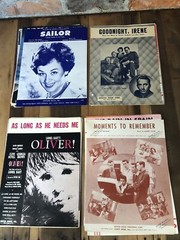 Vintage Sheet Music LOT 48 Pcs of Folk Pop Movies Musical Paper Ephemera
