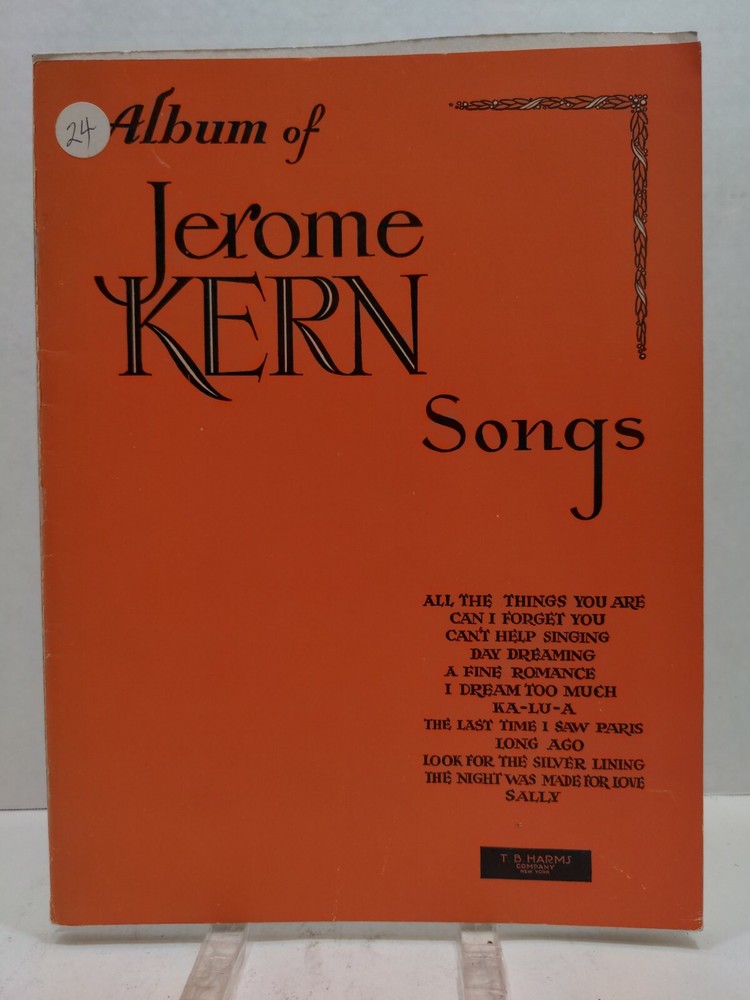 Album Of Jerome Kern Sheet Music Song Book Piano Voice 30s Film Pop Folk M2