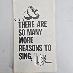 Life Love Peace Christian Youth Songbook Piano Vocal Lillenas 1970 Christian Vtg